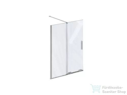 Ravak ROLL  100 cm-es toló rendszerű kádparaván, króm+transparent X786A0C00Z1