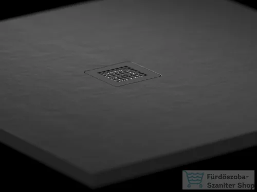Ravak Slate Pro zuhanytálca 90x90 matt fekete XA037733010