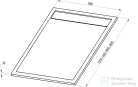 Ravak Sandstone Pro zuhanytálca 140x90 matt fekete XA03M743010