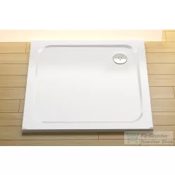   Ravak Perseus Pro Chrome 90x90 zuhanytálca (fehér) XA047701010