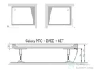 Ravak GIGANT PRO 100X80 SET balos előlap,fehér XA83AL01010