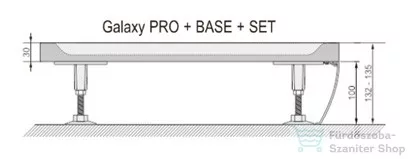 Ravak Elipso Pro 80 SET el?lap (fehér)) XA934001010
