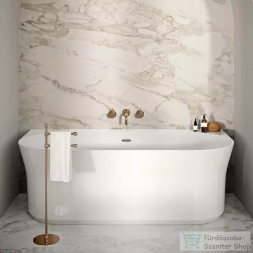 Ravak YPSILON WALL 178x86 cm-es szabadon álló kád króm leeresztővel,lábbal,XC00100028