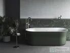 Ravak YPSILON 180x80 cm-es szabadon álló kád fehér le/túlfolyóval,grey green/fehér XC00100052