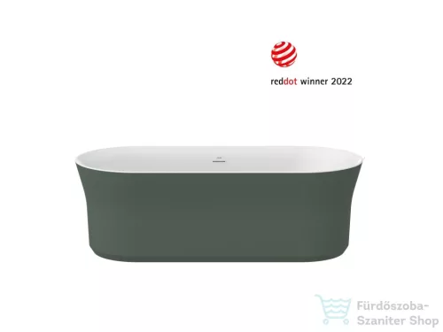 Ravak YPSILON 180x80 cm-es szabadon álló kád fehér le/túlfolyóval,grey green/fehér XC00100052