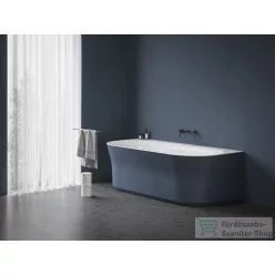   Ravak YPSILON WALL 178x86 cm-es szabadon álló,falhoz tehető kád fehér leeresztővel,deepsea blue/fehér XC00100070