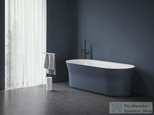 Ravak YPSILON 180x80 cm-es szabadon álló kád fehér le/túlfolyóval,deepsea blue/fehér XC00100071