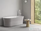 Ravak YPSILON 180x80 cm-es szabadon álló kád fehér le/túlfolyóval,smoke grey/fehér XC00100078