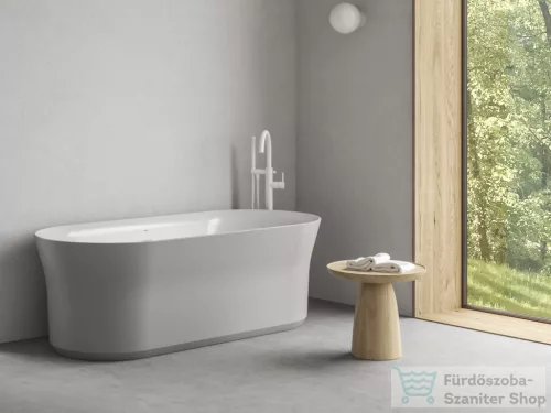 Ravak YPSILON 180x80 cm-es szabadon álló kád fehér le/túlfolyóval,smoke grey/fehér XC00100078