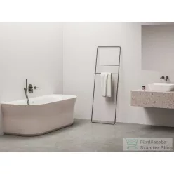   Ravak YPSILON WALL 178x86 cm-es szabadon álló,falhoz tehető kád fehér leeresztővel,Alabaster pink/fehér XC00100084