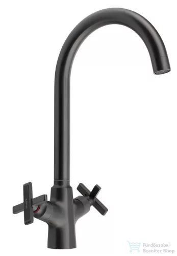 Sapho XELLA mosogatócsaptelep, gun metal (XE603GM)