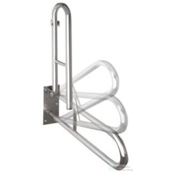   Sapho BEMETA HELP Felhajtható kapaszkodó, U-típus, 813mm, polírozott (301102081) (XH518)