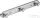 Sapho BEMETA HOTEL Fogas, 220x30x40mm, inox (106105181) (XJ225)