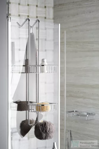 Sapho BEMETA CYTRO Dupla polc zuhanyzóba, 170x700x260mm, polírozott (XJ602)