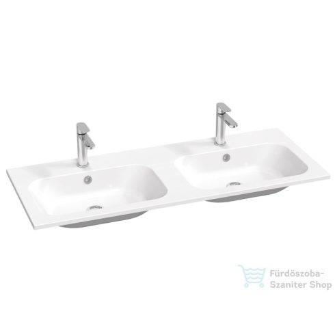 Ravak CHROME Slim 120 duplamosdó furattal, fehér XJG01112001