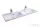 Ravak FLAT DUO 1200 120x46 cm-es mosdó,XJP01112000