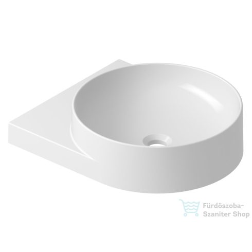 Ravak YARD 40 40,5x50 cm-es konzollal falra szerelhető mosdó csaplyuk-és túlfolyó nélkül,fehér XJX01040000