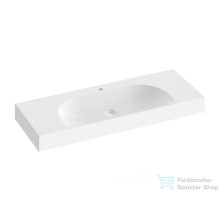   Ravak Lite 120/80 S mosdó, túlfolyó nélkül, csaptelep furattal, fehér XJX01212000