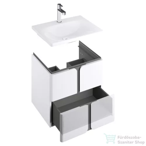 Ravak Balance 600 60x46,5 cm-es Balance bútorra építhető túlfolyó nélküli mosdó,XJX01260000