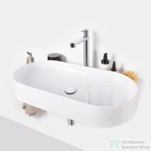   Ravak YARD 800 80,5x50x12,5 cm-es mosdó tartókonzol nélkül,XJX01280002