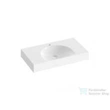   Ravak Lite 80/45 S mosdó, túlfolyó nélkül, csaptelep furattal, fehér XJX01280004