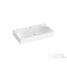   Ravak Lite 80 mosdó, túlfolyó nélkül, csaptelep furattal, fehér XJX01280005