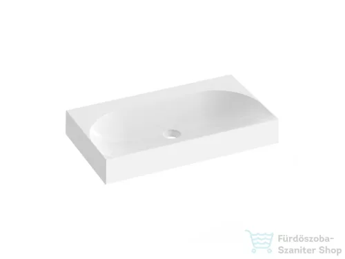 Ravak Lite 80 mosdó, túlfolyó és csaptelep furat nélkül, fehér XJX01380001