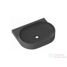   Ravak YARD 60 konzollal falra szerelhető mosdó csaplyuk-és túlfolyó nélkül, Antracit XJX03060000