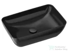Ravak UNI 50 R SLIM 50x31 cm-es mosdó,fényes fekete XJX03150000