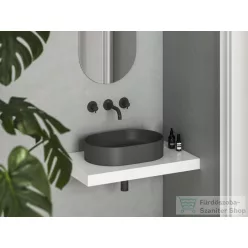  Ravak Ceramic 550 SLIM O kerámia mosdó, matt antracit XJX03155000
