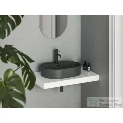   Ravak Ceramic 55 O SLIM Shelf 55x40 cm-es kerámia mosdó, matt antracit XJX03155001