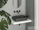 Ravak Ceramic 550 SLIM R kerámia mosdó, matt antracit XJX03155003