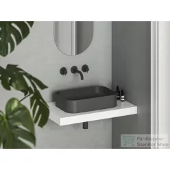   Ravak Ceramic 550 SLIM R kerámia mosdó, matt antracit XJX03155003