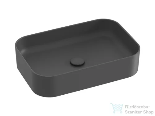 Ravak Ceramic 550 SLIM R kerámia mosdó, matt antracit XJX03155003