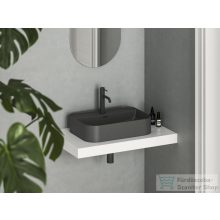   Ravak Ceramic 55 SLIM Shelf R 55x40 cm-es kerámia mosdó, matt antracit XJX03155004