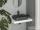 Ravak Ceramic 55 SLIM Shelf R 55x40 cm-es kerámia mosdó, matt antracit XJX03155004