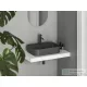Ravak Ceramic 55 SLIM Shelf R 55x40 cm-es kerámia mosdó, matt antracit XJX03155004