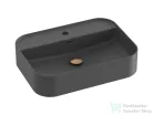 Ravak Ceramic 55 SLIM Shelf R 55x40 cm-es kerámia mosdó, matt antracit XJX03155004