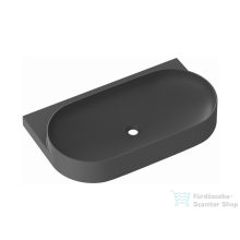   Ravak YARD 80 konzollal falra szerelhető mosdó csaptelep furattal, Antracit XJX03280002