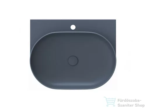 Ravak YARD 60 mosdó tartókonzol nélkül, csaptelep furattal, Deepsea Blue XJX07260000