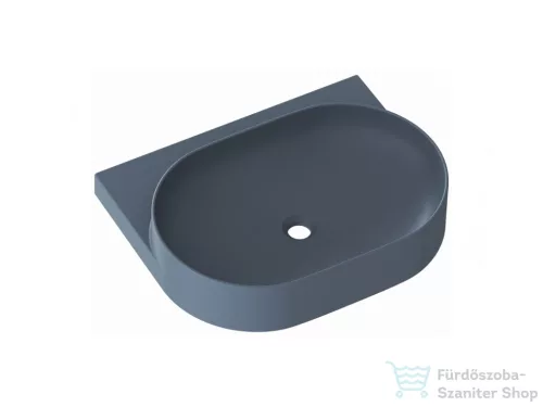 Ravak YARD 60 mosdó tartókonzol nélkül, csaptelep furattal, Deepsea Blue XJX07260000