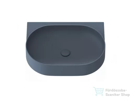 Ravak YARD 60 mosdó tartókonzol nélkül, csaptelep furattal, Deepsea Blue XJX07260000