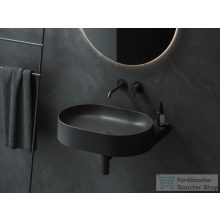   Ravak YARD 60 60,5x50 cm-es konzollal falra szerelhető mosdó csaplyuk-és túlfolyó nélkül,matt fekete XJX0D060000