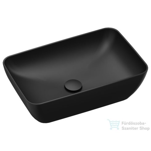 Ravak UNI 50 R SLIM 50x31 cm-es mosdó,matt fekete XJX0D150000