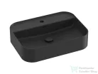 Ravak Ceramic 55 SLIM Shelf R 55x40 cm-es kerámia mosdó, matt fekete XJX0D155004