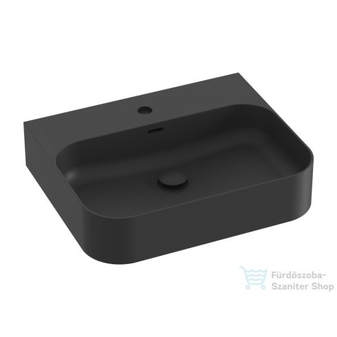 Ravak Ceramic Slim Wall R 55 N kerámiamosdó, matt fekete XJX0D155005