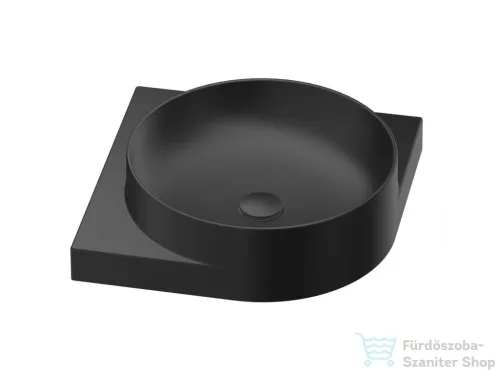 Ravak Yard 45 C kézmosó csaptelep furattal, matt fekete XJX0D245000