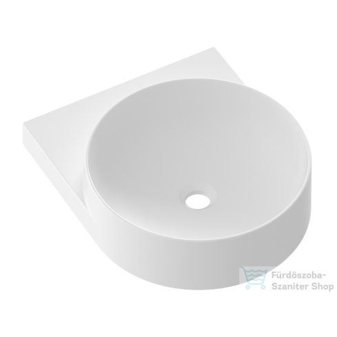 Ravak YARD 400 40,5x50x12,5 cm-es mosdó tartókonzol nélkül,csaplyuk nélkül,matt fehér XJX0E040000