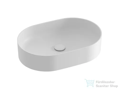 Ravak Ceramic 550 SLIM O kerámia mosdó, matt fehér  XJX0E155000