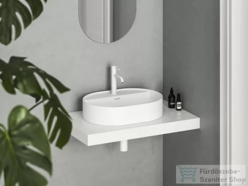 Ravak Ceramic 55 O SLIM Shelf 55x40 cm-es kerámia mosdó,matt fehér XJX0E155001
